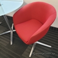 Red Steelcase Coalesse Box Contemporary Lounge Chair